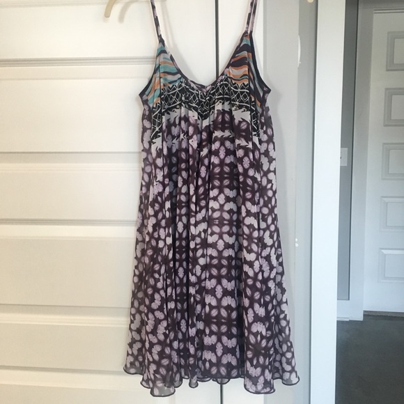 Flowy printed sundress // EXPRESS - Picture 4 of 6
